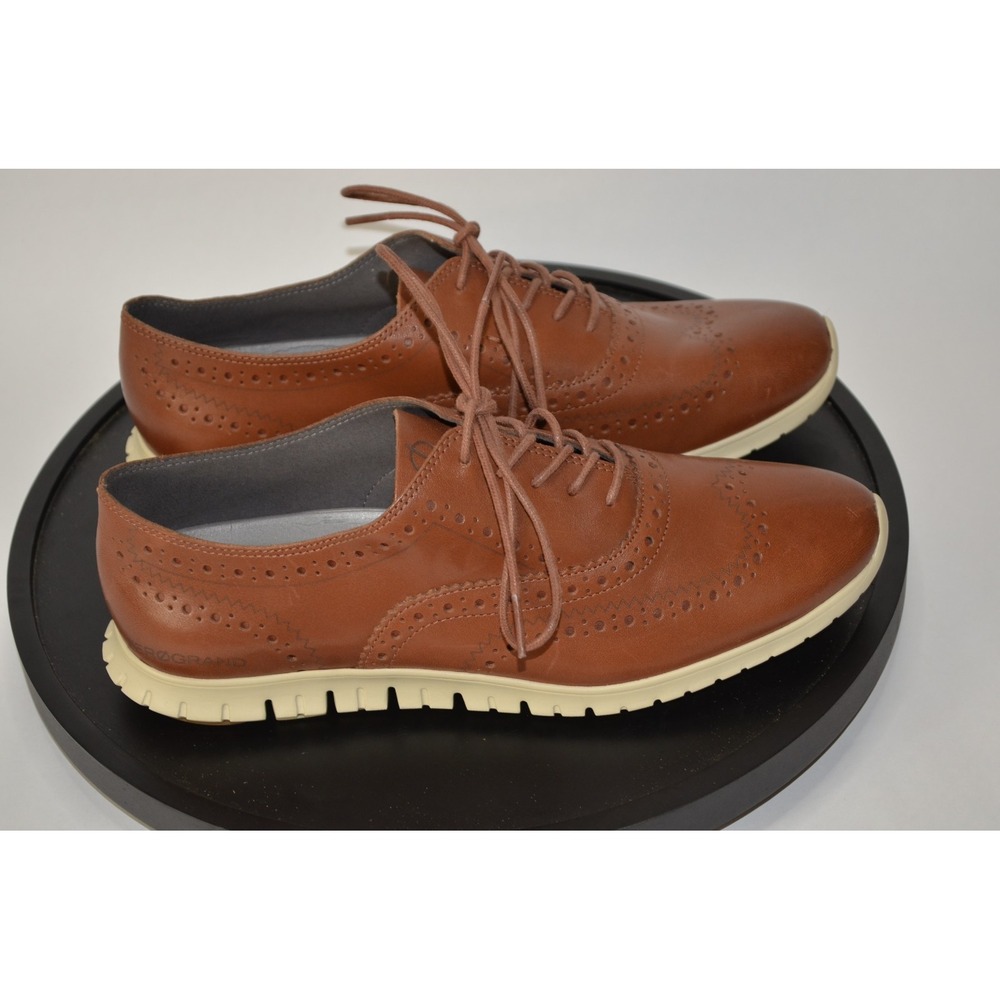 Cole Haan Zerogrand Wingtip Oxford CLII in Woodbury Leather Womens Size 9 B